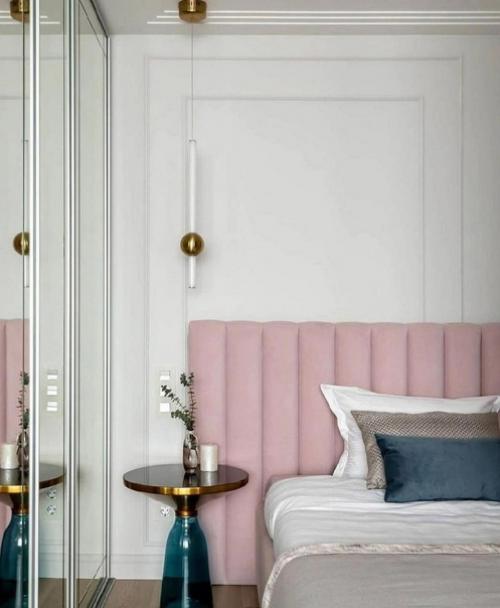 Уютная и нежная спальня для студентки. 01