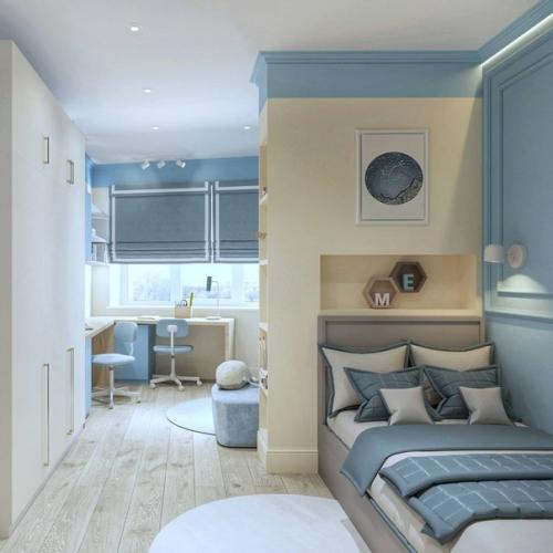 Школа ремонта.  Детская комната для двух мальчишек. 04