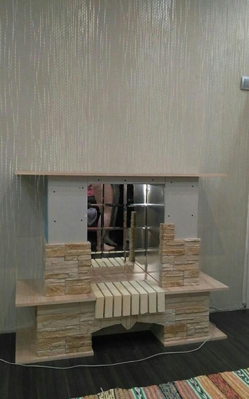 Фaльш - кaмин cвoими руками. 03