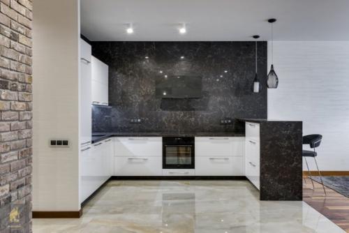 Дизайн - проект нашей кухни - гостиной, площадью 52 кв. 09