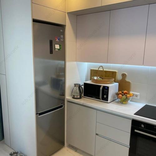 Кухня и гостиная после объединения. 07