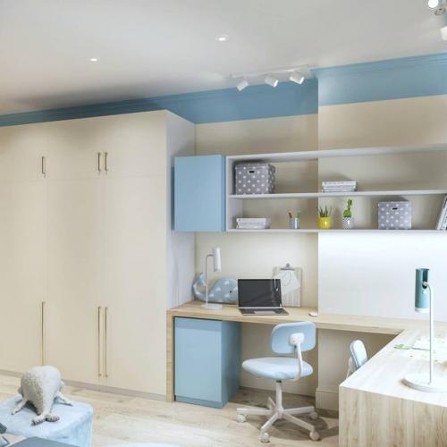 Школа ремонта.  Детская комната для двух мальчишек. 03