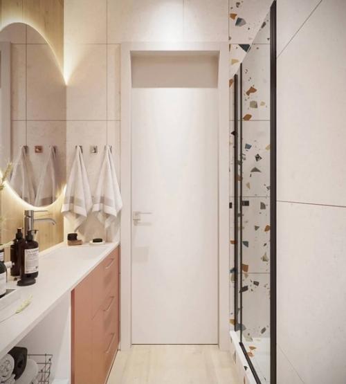 Санузел с отделкой терраццо - кому по вкусу. 02