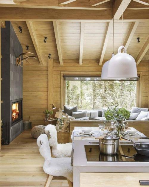 Этот домик - настоящий пример того, как природа и современный дизайн могут жить в полной гармонии. 02