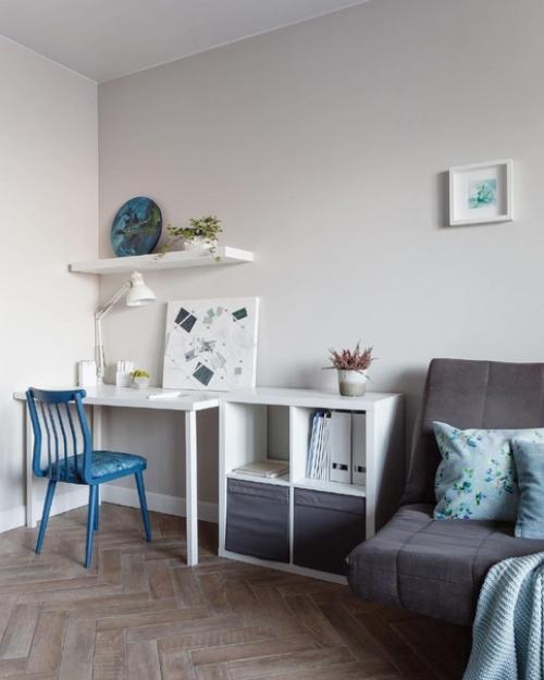 Квартира площадью 28 м 2. на полу износостойкий керамогранит. 03