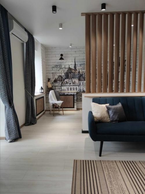 Жена учится на дизайнера, и вот, ремонт в нашей квартире - это её первый проект получился. 05