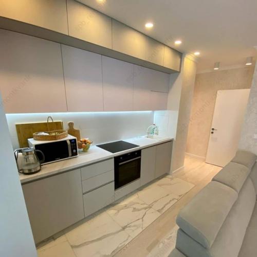 Кухня и гостиная после объединения. 04