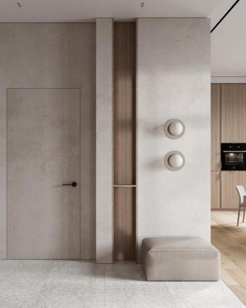 Заказчики обратились к дизайнерам за разработкой проекта квартиры 80 кв. 06