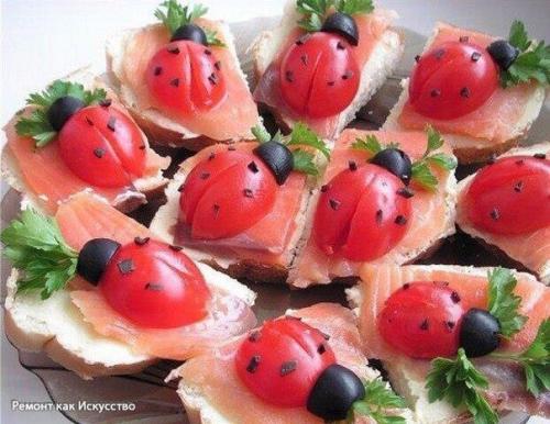 Подборка бутербродов для новогоднего стола. 02