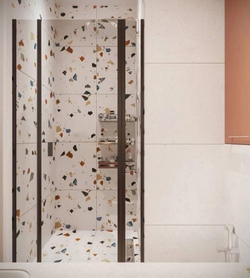 Санузел с отделкой терраццо - кому по вкусу. 04