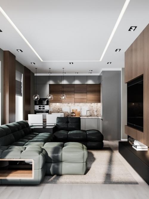 Дизайн интерьера трехкомнатной квартиры 80 кв. 06