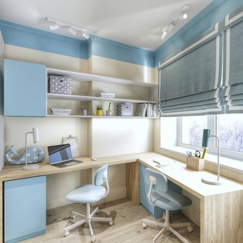 Школа ремонта.  Детская комната для двух мальчишек. 02