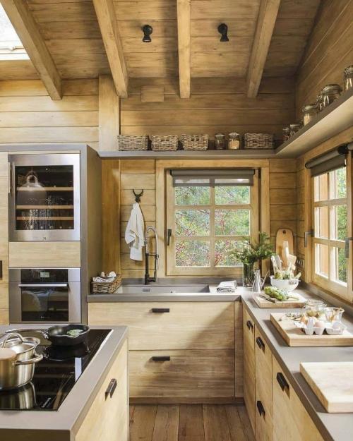 Этот домик - настоящий пример того, как природа и современный дизайн могут жить в полной гармонии. 01