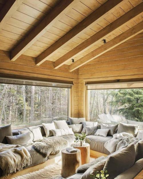 Этот домик - настоящий пример того, как природа и современный дизайн могут жить в полной гармонии. 04