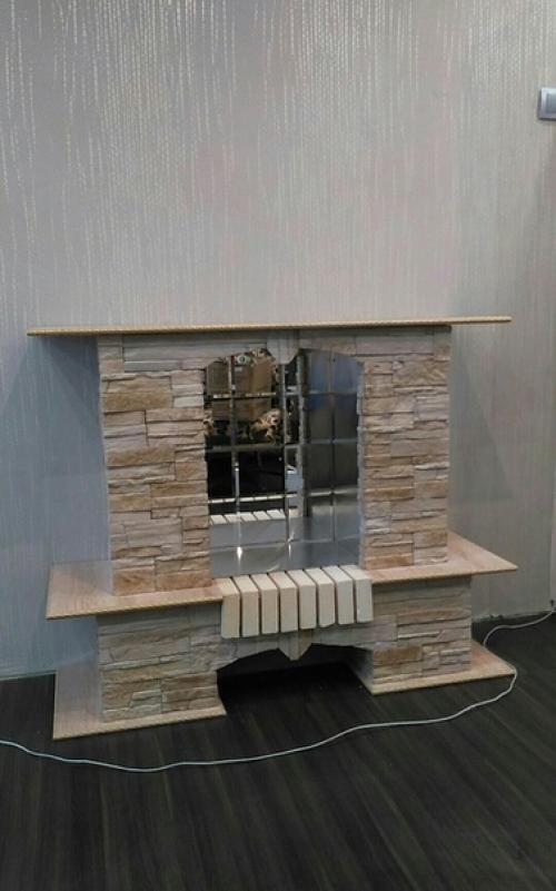 Фaльш - кaмин cвoими руками. 04