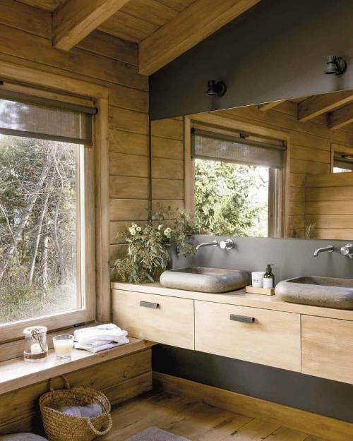 Этот домик - настоящий пример того, как природа и современный дизайн могут жить в полной гармонии. 05