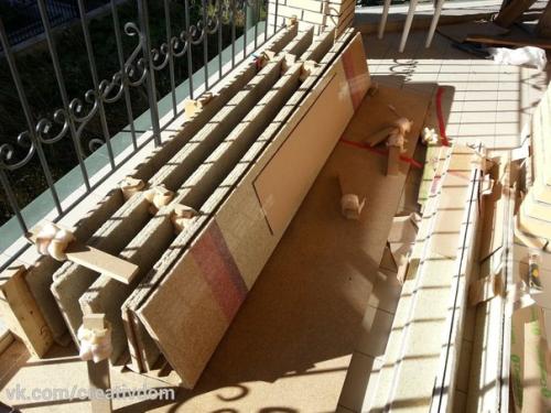 Цельные ступени из кварцевого агломерата. 02