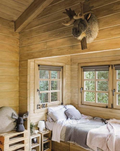 Этот домик - настоящий пример того, как природа и современный дизайн могут жить в полной гармонии. 06