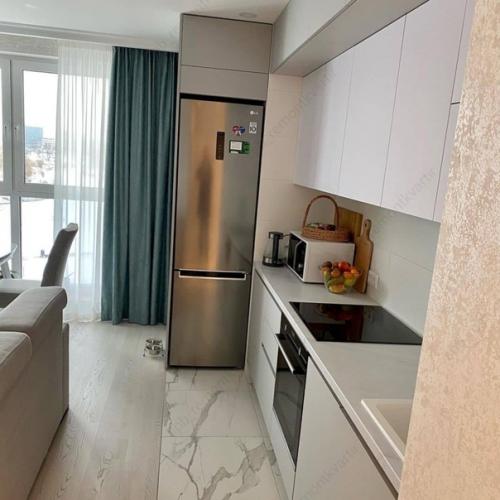 Кухня и гостиная после объединения. 05