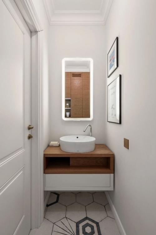 Французский минимализм, квартира площадью 129 кв. 09