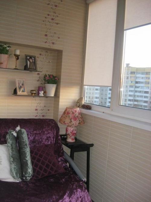 Балкон: из лоджии сделали кабинет, спальню и место уединения. 01 Балкон: из лоджии сделали кабинет, спальню и место уединения. 01