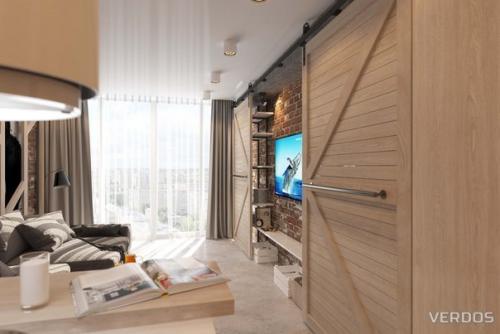 Дизайн интерьера 32 кв. 01