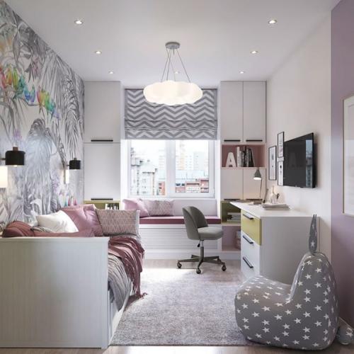 Один из самых красивых дизайн - проектов детской комнаты. 01