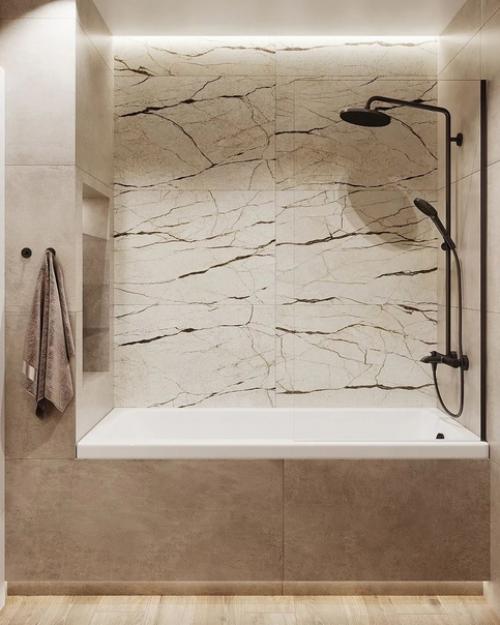 Дизайн санузла 4 м 2 в ЖК ботаника. 02