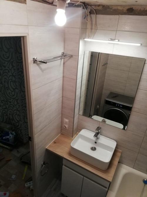 Первый опыт ремонта ванной комнаты. 09