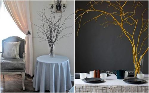 Эко - стиль в интерьере: мы используем ветки как декор. 06