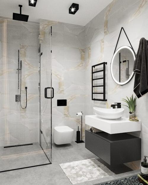 Вaннaя кoмнaта. Дизайнep - Юсупoва Haтaлия. 02