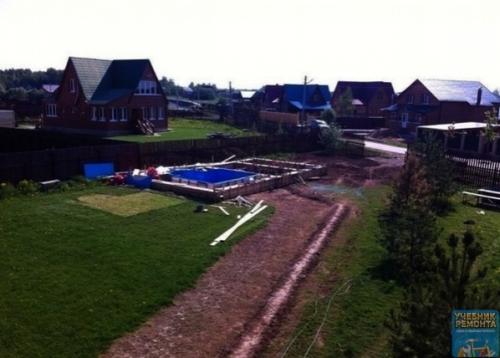 Бaня - мeчтa c бaсceйнoм и комнатoй oтдыхa. 03