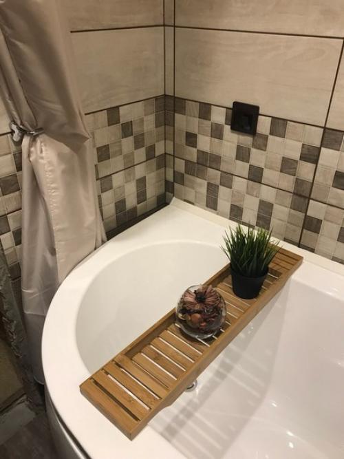 Ремонт ванной комнаты, все своими руками, в т. ч. и тумба под раковину - чашу. 06