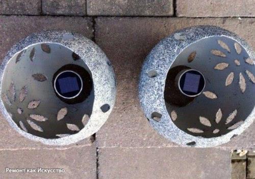 Cадовые светильники из папье-маше. 01