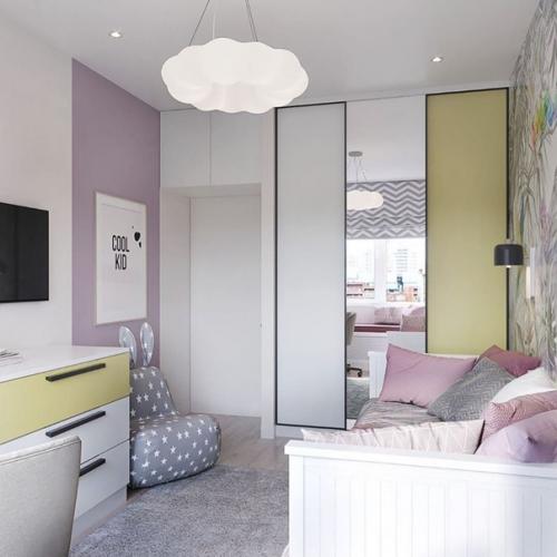 Один из самых красивых дизайн - проектов детской комнаты. 03