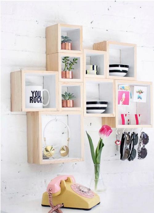 Настенные полки своими руками. 03