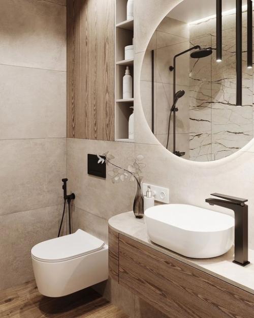 Дизайн санузла 4 м 2 в ЖК ботаника. 01