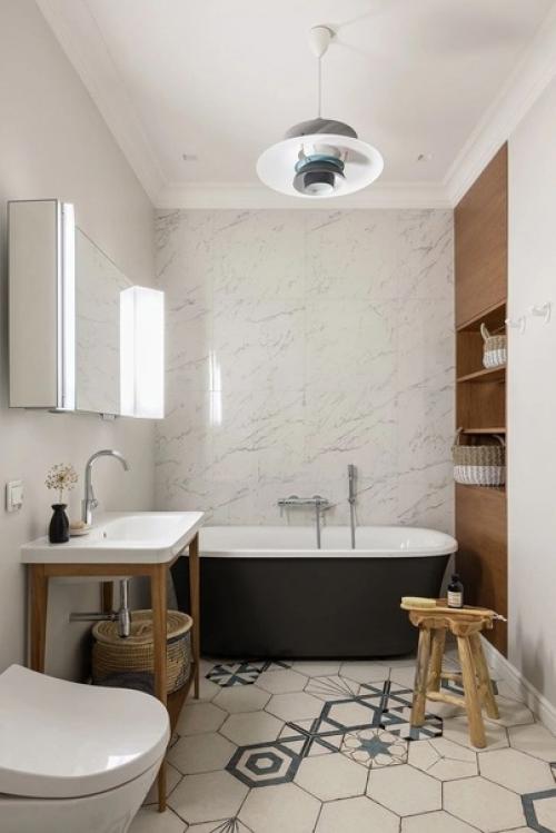 Французский минимализм, квартира площадью 129 кв. 05