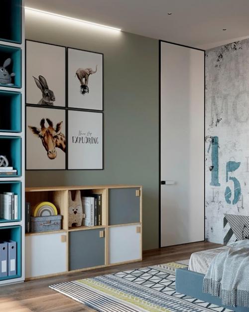 Стильная детская комната на вырост. 08