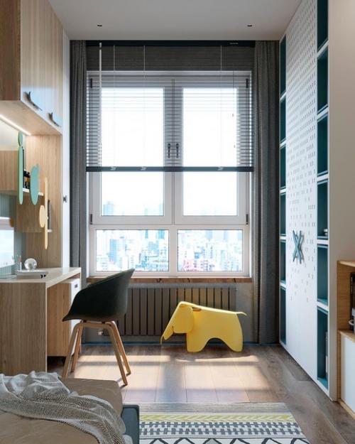 Стильная детская комната на вырост. 07