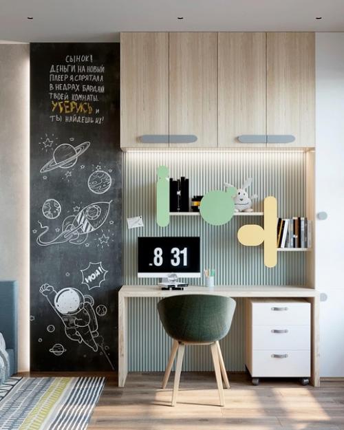 Стильная детская комната на вырост. 06