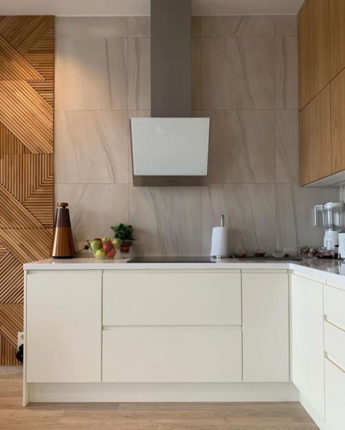 Очаровательная скандинавская кухонька после монтажа. 01