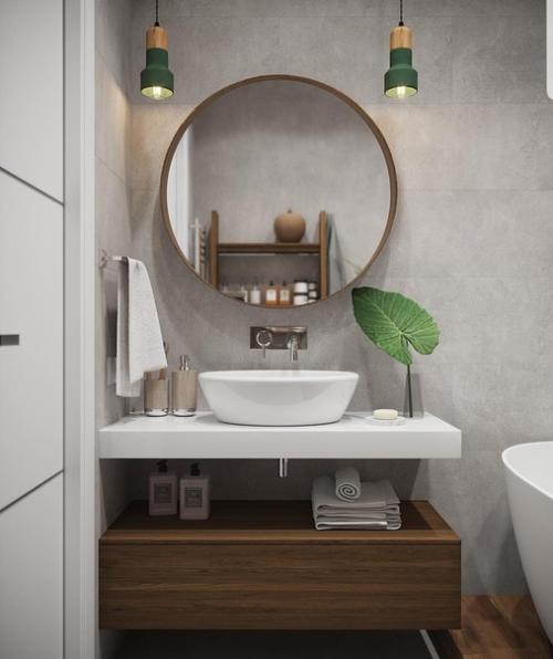 Достаточно милая и светлая ванная комната. 02