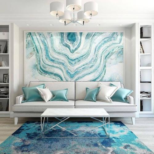 Шикарный дизайн - проект квартиры в холодных оттенках. 05