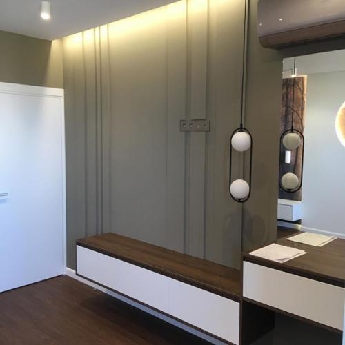 Капитальный ремонт в квартире с очень интересным дизайном окончен. 03