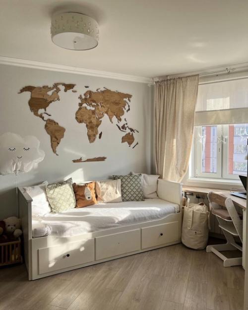Детская комната с удобными решениями для хранения. 04