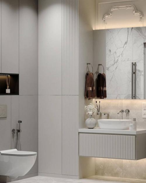 Интерьер ванной комнаты. 02