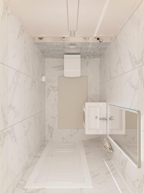 Ванная и туалет в современном стиле для молодой семьи. 02