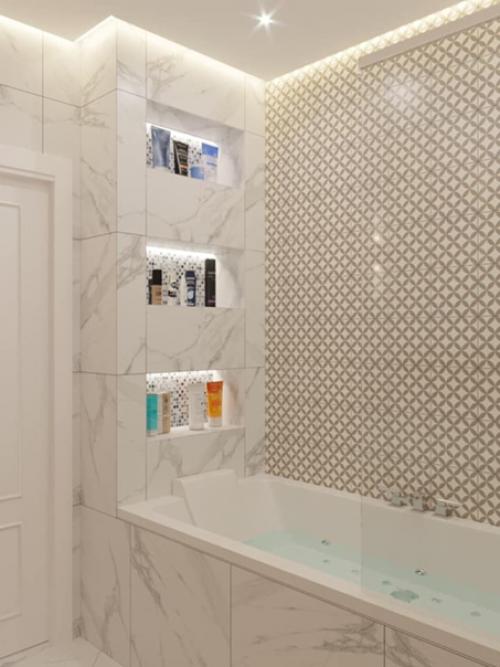 Ванная и туалет в современном стиле для молодой семьи. 05