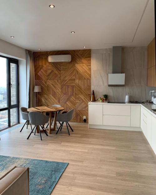 Очаровательная скандинавская кухонька после монтажа. 05